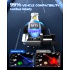 Marsauto H11 Bulb, 30000LM Brightness Output 6000K Cool White,H8 H9
