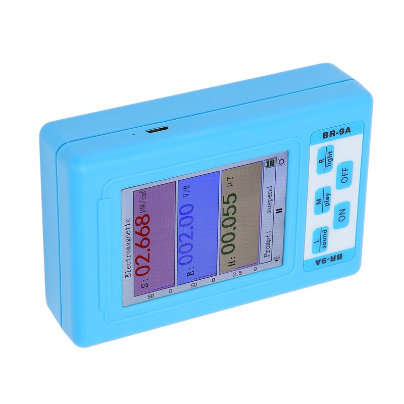 Electromagnetic Radiation ABS Detector Dual Purpose EMF Magnetic Field Tester