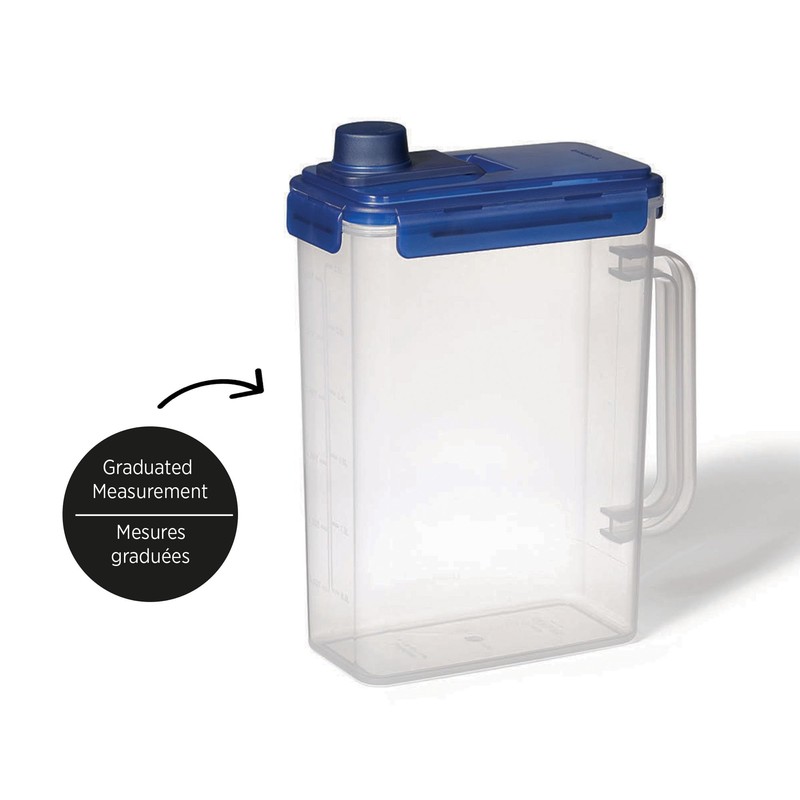 Starfrit LocknLock Plastic Juice Container - 135oz/4L - Airtight &