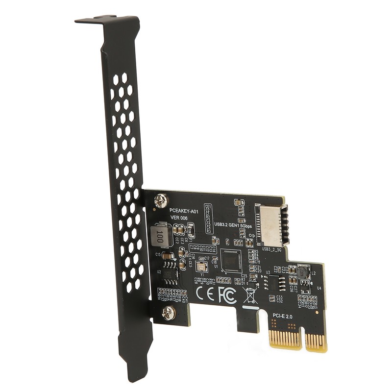 PCIE to USB 3.2 Expansion Card Black 5Gbps High Speed