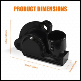 Rebvugr Throttle Position Sensor TPS, Throttle Body Sensor, TPS Accelerator Pedal Fuel Idle Control Valve Sensors, Gas Engine Accessories for Chevy Buick Daewoo, Replace OEM#17087400 17088026 17111815