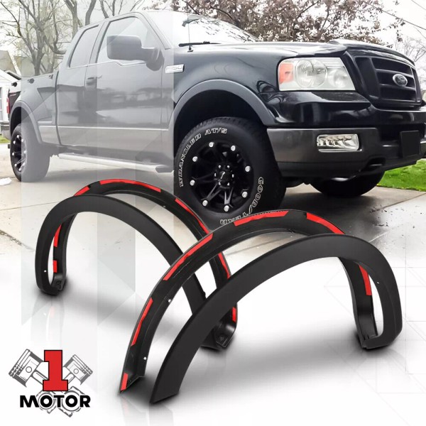 Motor-1 Matte Black Custom OE Fender Flares Wheel Cover for