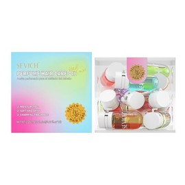 Cápsulas de Aceite para Cabello con Perfume SEVICH 15-Pack, Tratamiento para el Cabello 2-en-1 y Suero Ligero, Protección contra el Calor y los Rayos 