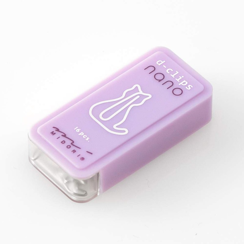 Midori Clip 43377006 Die Clips Nano Cat Pattern