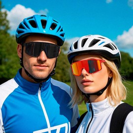 AVV Polarized Cycling Baseball Running Sunglasses UV400 - Sports Glasses for Outdoor Training, Youth & Adults, Secure Fit