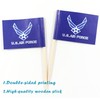 JBCD US Air Force Wings Toothpick Flag Mini Small Cupcake
