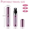 opasyo 4 Pcs Mini Refillable Perfume Portable Atomizer Bottle, 5ml