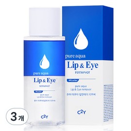 See2Y Pure Aqua Lip&Eye Remover, 3 pieces, 300ml / 시투와이 퓨어 아쿠아 립앤아이 리무버, 3개, 300ml