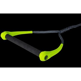Radar Vapor Custom Waterski Rope, 13 in. Handle 1.062 in. Diam., Black/Volt Green