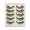 FOMIYES 15pairs Individual Eyelashes Long Thick Fake Lashes Natural Look