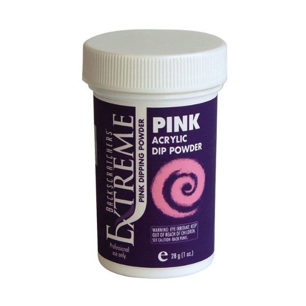 Backscratchers Extreme Pink Acrylic Dipping Powder - Salon Nail Dipping Powder System - Long Lasting Quick Dry Nail Color - 1 oz