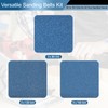 Aolabela 6x48 Inch Sanding Belts 9 Pcs 3 Grits Sizes