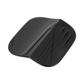 Partuto Fuel Tank Door Cap for Honda Civic 2022-2025 Fuel Filler Flap Cover Adhesive Type Glossy Black ABS Fuel Filler Door Gas Cap