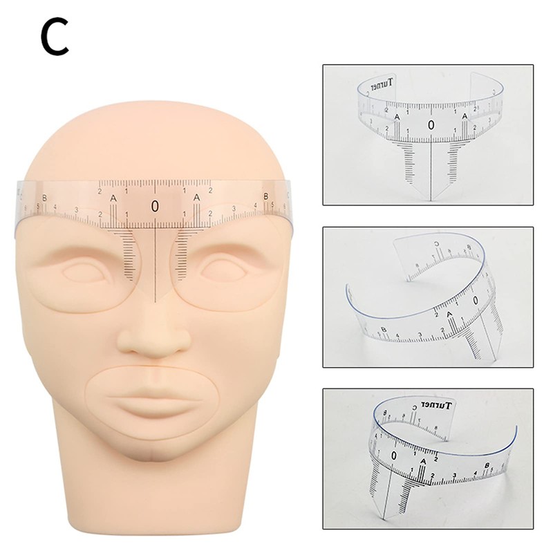 Eyebrow Ruler, Microblading Ruler Portable for Makeup (Nose Bridge Ruler