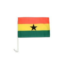 AES 12x18 Ghana Country Single Sided Car Vehicle 12"x18" Flag Fade Resistant Double Stitched Premium Penant House Banner