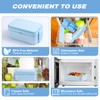 SGAONSN Bento Lunch Box 1960ML,2 in 1 Stackable Bento Boxes,2
