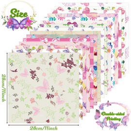 Haooryx 60pcs Fall Theme Patterned Paper 11’x11’ Autumn Buffalo Plaid Double-sided Origami Decorative Paper Maple Plaid Patterned Scrapbook Paper for Fall Thanksgiving Gift Wrap DIY Photo Album Decor