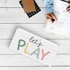 Huester Play Sign - Wooden Plaque, Kids' Playroom Wall Decor,