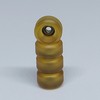 LEEFAI 75D Urethane Pro Fingerboard Wheels Clear Amber Bearing Wheel