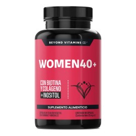 Beyond Vitamins Women 40 Isoflavonas De Soya Biotina, Inositol Y Colgeno Hidrolizado Polvo Probiticos Mujer Activos Cpsulas Vegetales - ...
