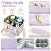 Drink Carrier Tote Bag for 4 Cups, Multiple Tumbler Carrier