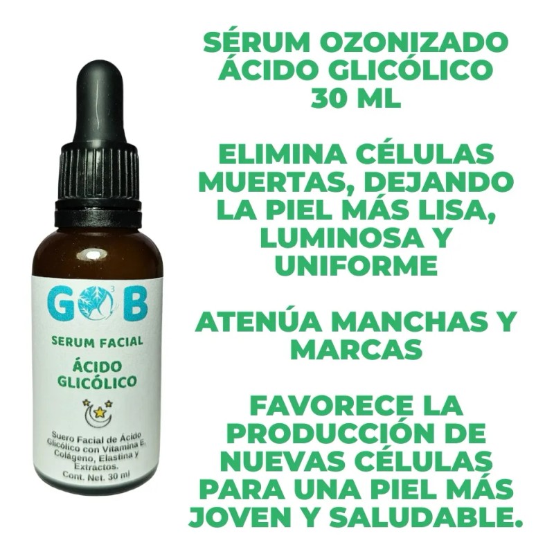 Serum Ácido Glicólico + Vit E + Colágeno + Elastina-