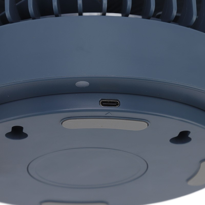 Desktop Folding Fan 3 Speeds USB Rechargeable Punch Free Electric