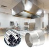 Stove Pipe Reduction, 110 mm to 100 mm, Stainless Steel
