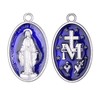 ZHENYIN 12pcs Saint Mary Virgin Miraculous Medal Rosary Catholic Big