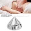 Pointed Mechanical Timer Clear Scale Stainless Steel Cooking Mechanical Reminder