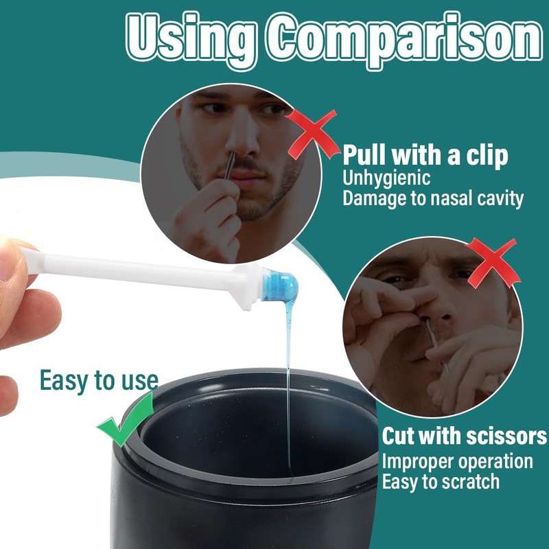 KEQAR Pack of 30 Dual Use Nose Wax Sticks, Nose