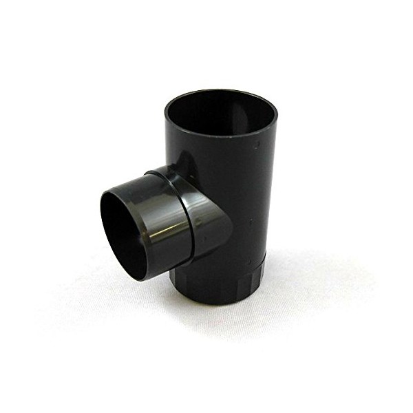 Round Drain Elbow, Black, Type 42