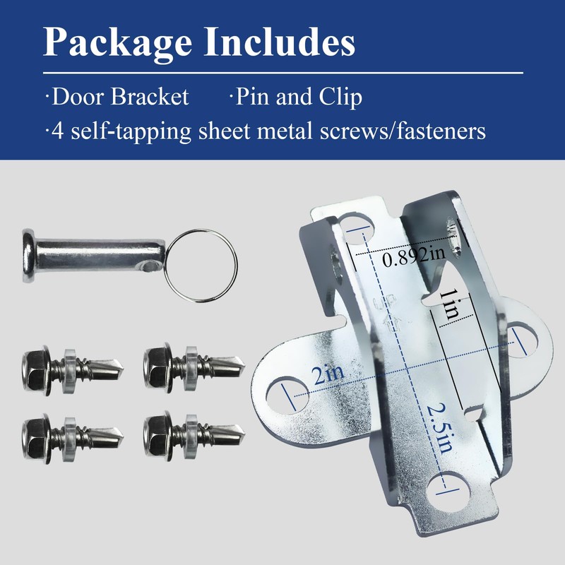 41A5047 Door Bracket for Garage Door Openers, Replacement door bracket