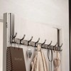 Over The Door Hooks Organizer Rack – No-Drill Aluminum Door