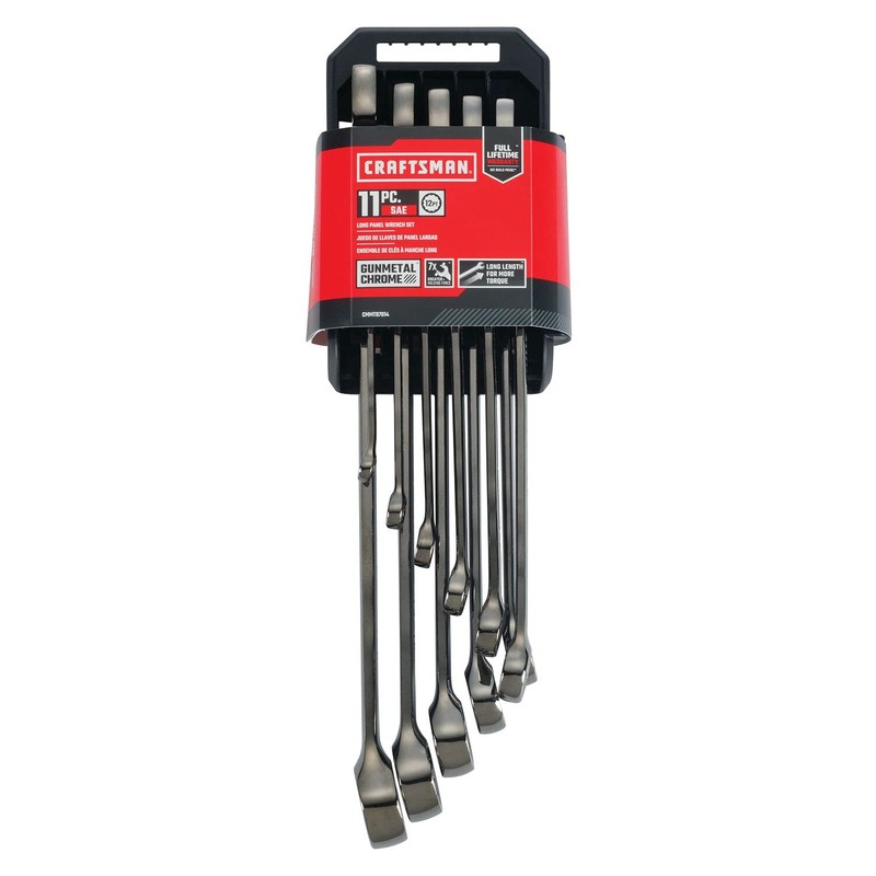 CRAFTSMAN SAE Long-Panel Wrench Set, 11 Piece (CMMT87014)