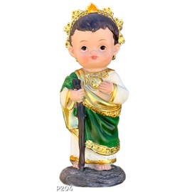 Luciana Collection >4" Inch of Saint Jude Baby Face-San Judas Tadeo Religion Polyresin