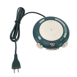Mug Warmer 55℃ 65℃ 75℃ 3 Levels Adjustment Thermostat Heating Coaster Smart Candle Warmer  110‑ Vintage Green