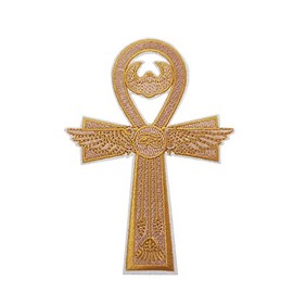 Cute-Patch Ankh Egyptian Cross Sign Logo Embroidered Iron on Patch