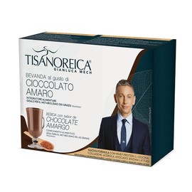 Gianluca Mech - Bevanda Proteica Gluten Free al Gusto Cioccolato Amaro, Integratore alimentare - 136gr