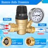 RV Water Pressure Regulator with Adjustable Handle, Water Pressure Regulator