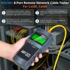 KOLSOL RJ45 Network Cable Tester Kit with 8 Remote Units,
