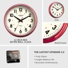 Wall Clock Metal 12.4" Countryside Style Wall Clocks Retro Vintage
