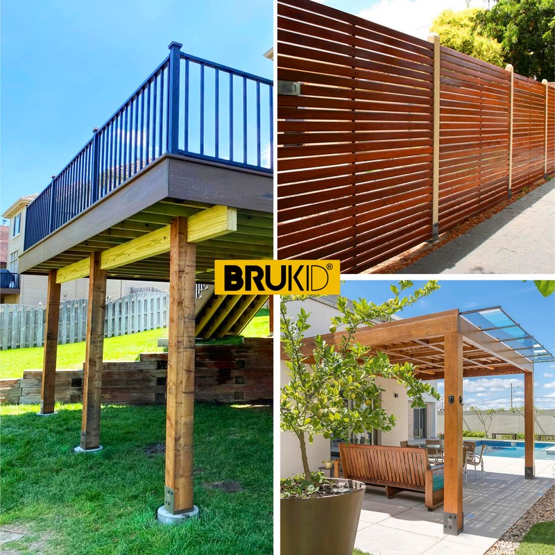 Brukid Stainless Steel 4 x 4 (Actual: 3.5" x 3.5")