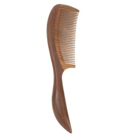 Vaguelly Fine Tooth Hair Comb Wood Comb for Women Scalp Massage Detangle Sandalwood Material