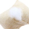 WinldMonmo 2PCS Light Brown Burlap Bracelet Watch Pillow Bangle Cushion,