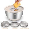 Wildone Mixing Bowls with Airtight Lids Set, 5PCS Stainless Steel