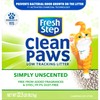 Fresh Step Clean Paws Simply Unscented Clumping Cat Litter, 22.5