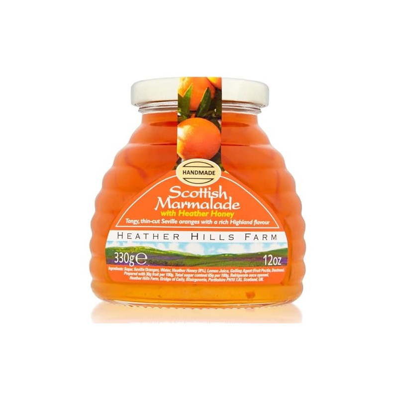 Heather Hills Farm Scottish Marmalade Jam with Heather Honey |