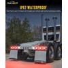 Partsam 6Pcs 4 Inch Round LED Trailer Tail Lights Kit