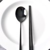 Goya titanium black cutlery set cutlery tableware chopsticks / 고야